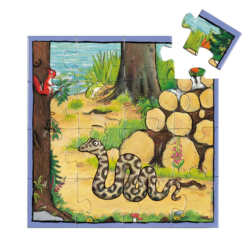 Load image into Gallery viewer, Bambolino Toys De Gruffalo Puzzel, 4in1
