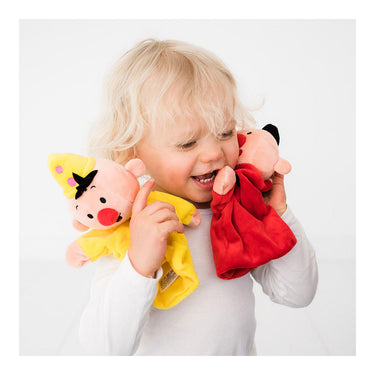 Bambolino bumba stoffen handpop knuffel - peuter kleuter - 1 jaar, 2 jaar, 3 jaar, 4 jaar - toys - studio 100 cadeau tip