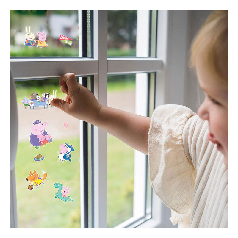 Load image into Gallery viewer, Bambolino toys peppa pig raamstickers

