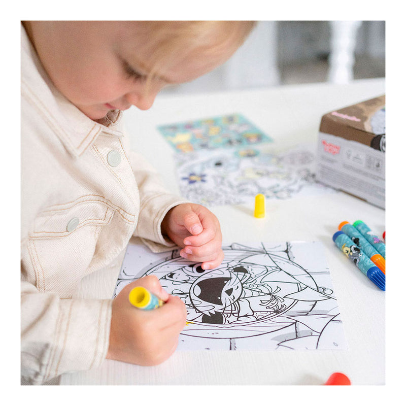 Load image into Gallery viewer, Bambolino woezel pip xl knutselkoffer met knutselbenodigheden, creatief speelgoed jongens en meisjes - junior vanaf 3 jaar - toys - knutselbox knutselpakket cadeau tip
