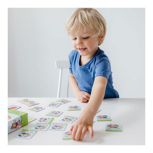 Bambolino fien teun memo spelletje - geheugen spel educatief spelgoed - boerderij - toys - vanaf 3 jaar