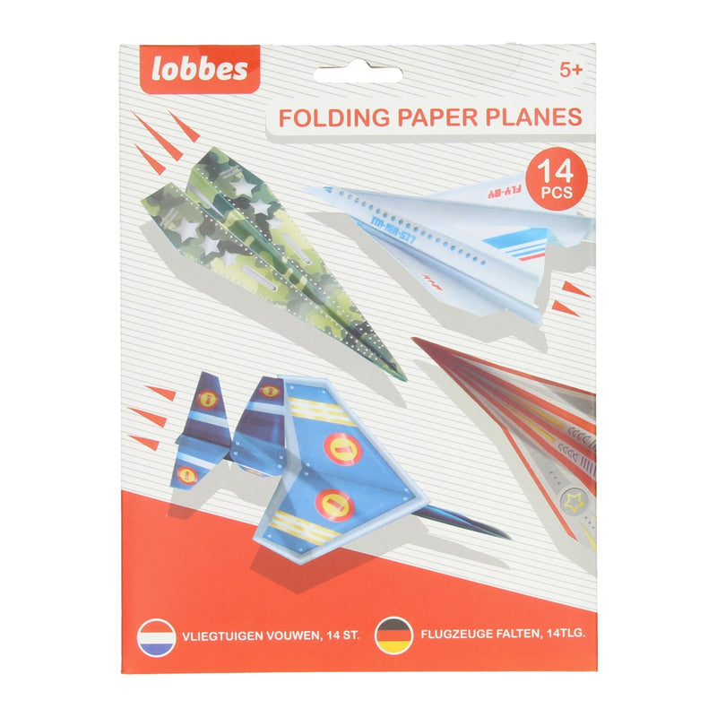 Load image into Gallery viewer, Lobbes vliegtuigjes vouwen, 14dlg.
