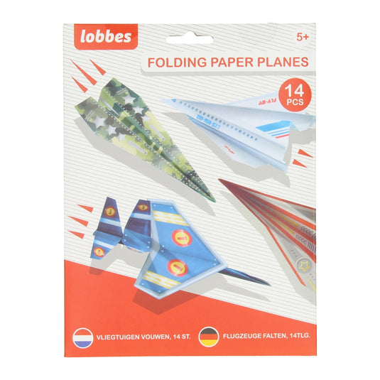 Lobbes vliegtuigjes vouwen, 14dlg.