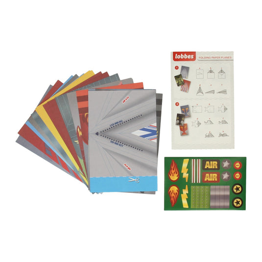 Lobbes vliegtuigjes vouwen, 14dlg.