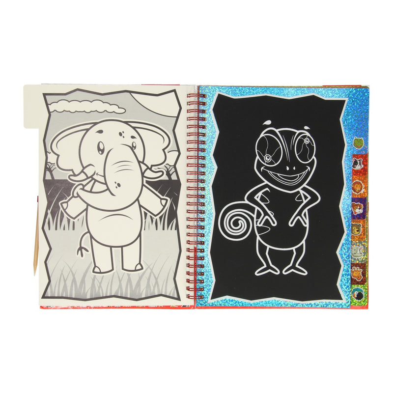 Load image into Gallery viewer, Lobbes kras- en doeboek dieren
