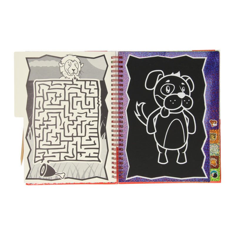 Load image into Gallery viewer, Lobbes kras- en doeboek dieren
