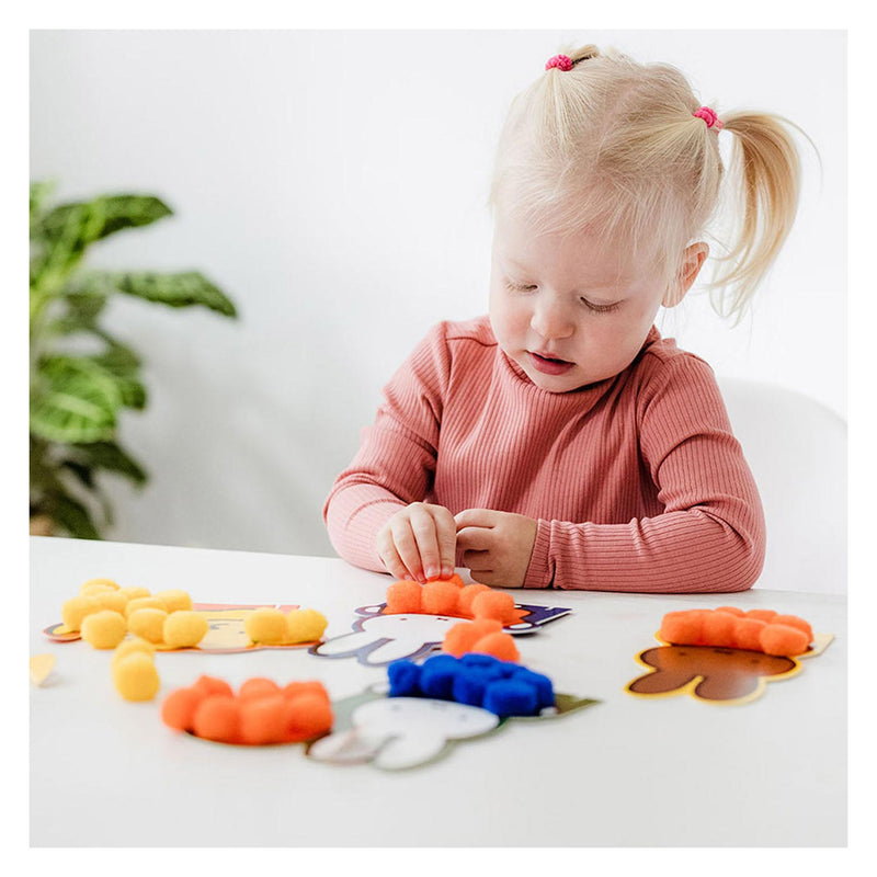 Load image into Gallery viewer, Bambolino Toys Pompom Plakken

