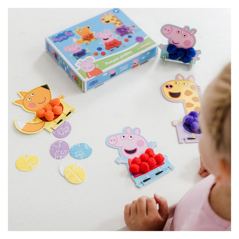 Load image into Gallery viewer, Bambolino toys peppa pig pompom plakken

