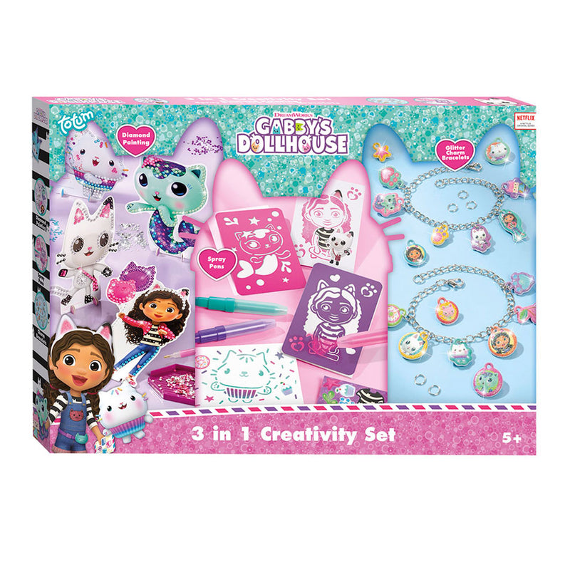 Load image into Gallery viewer, Totum gabby's poppenhuis - 3in1 creativity knutselset
