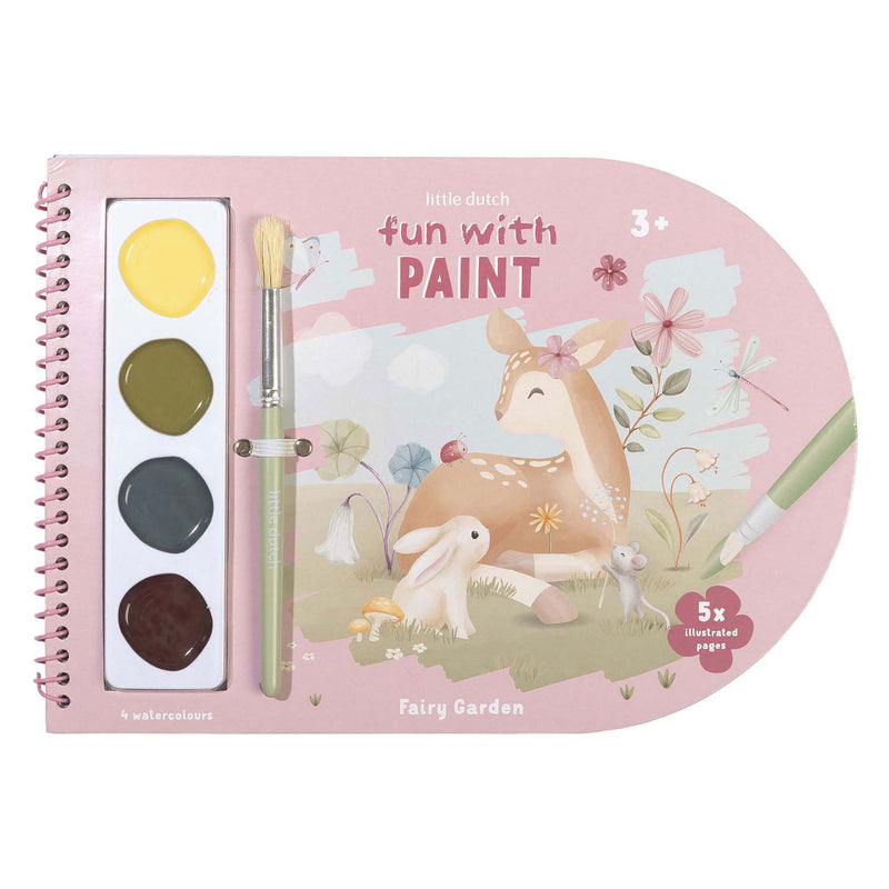 Load image into Gallery viewer, Little dutch verfboek fairy garden
