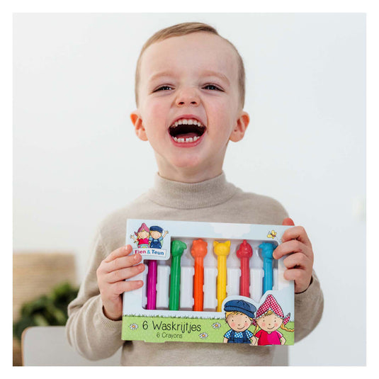 Bambolino fien teun waskrijtjes - creatief speelgoed - tekenen voor peuters, kleuters - boerderij dieren - toys - vanaf 3 jaar