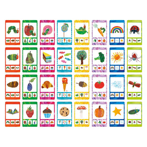 Bambolino rupsje nooitgenoeg kwartet - educatief spel cadeautip vakantie - 32 kaarten, 8 kwartetten - vanaf 3 jaar - toys