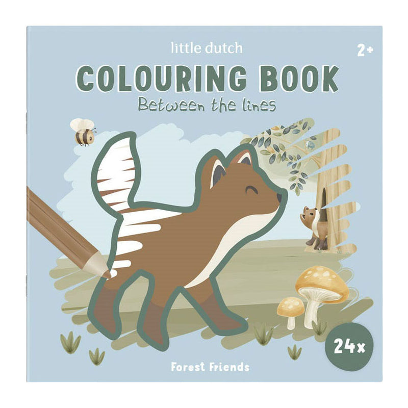 Load image into Gallery viewer, Bambolino toys little dutch kleurboek forest friends
