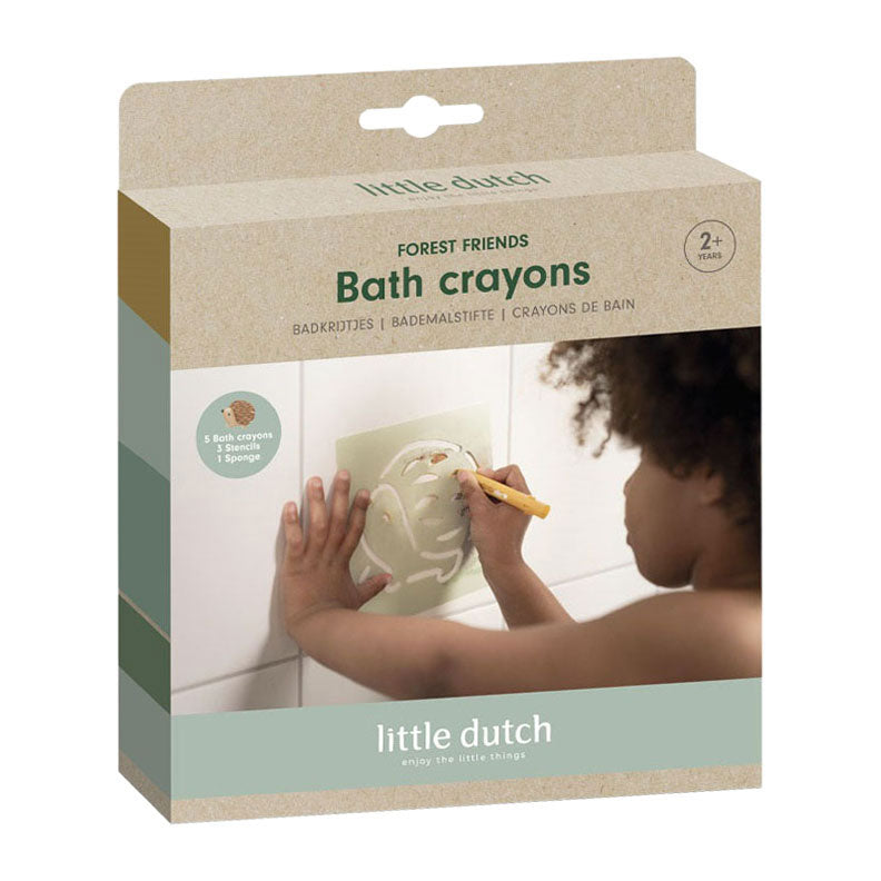 Afbeelding laden in galerijviewer, Bambolino toys little dutch badkrijtjes forest friends - 9dlg.
