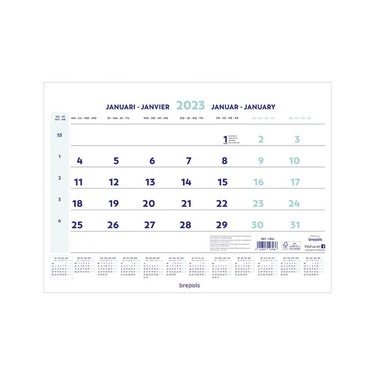 Brepols maandkalender 2026 46x31cm