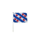 Zwaaivlag fryslan groot 50x70cm + stok