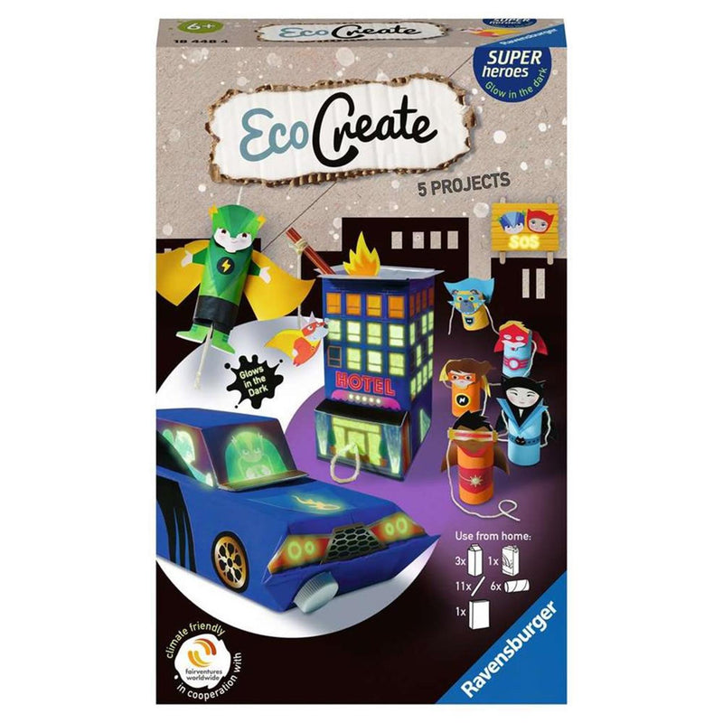 Load image into Gallery viewer, Ravensburger ecocreate mini superheroes
