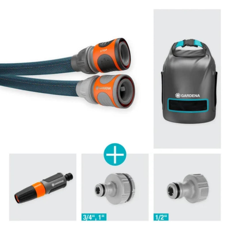 Load image into Gallery viewer, GARDENA Textielslang Liano 15 m Set, met opbergtas
