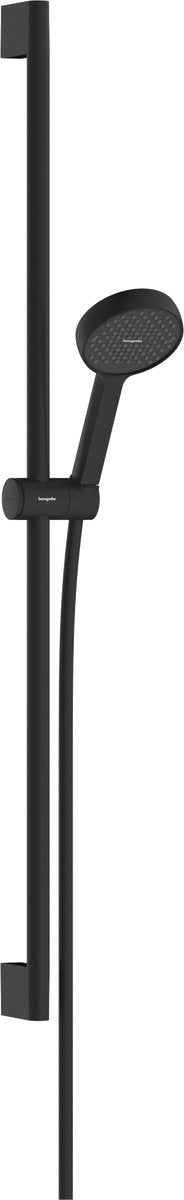 Hansgrohe activera s - doucheset - ecosmart waterbesparend - 95mm - 1 straalfunctie - 90 cm- mat zwart