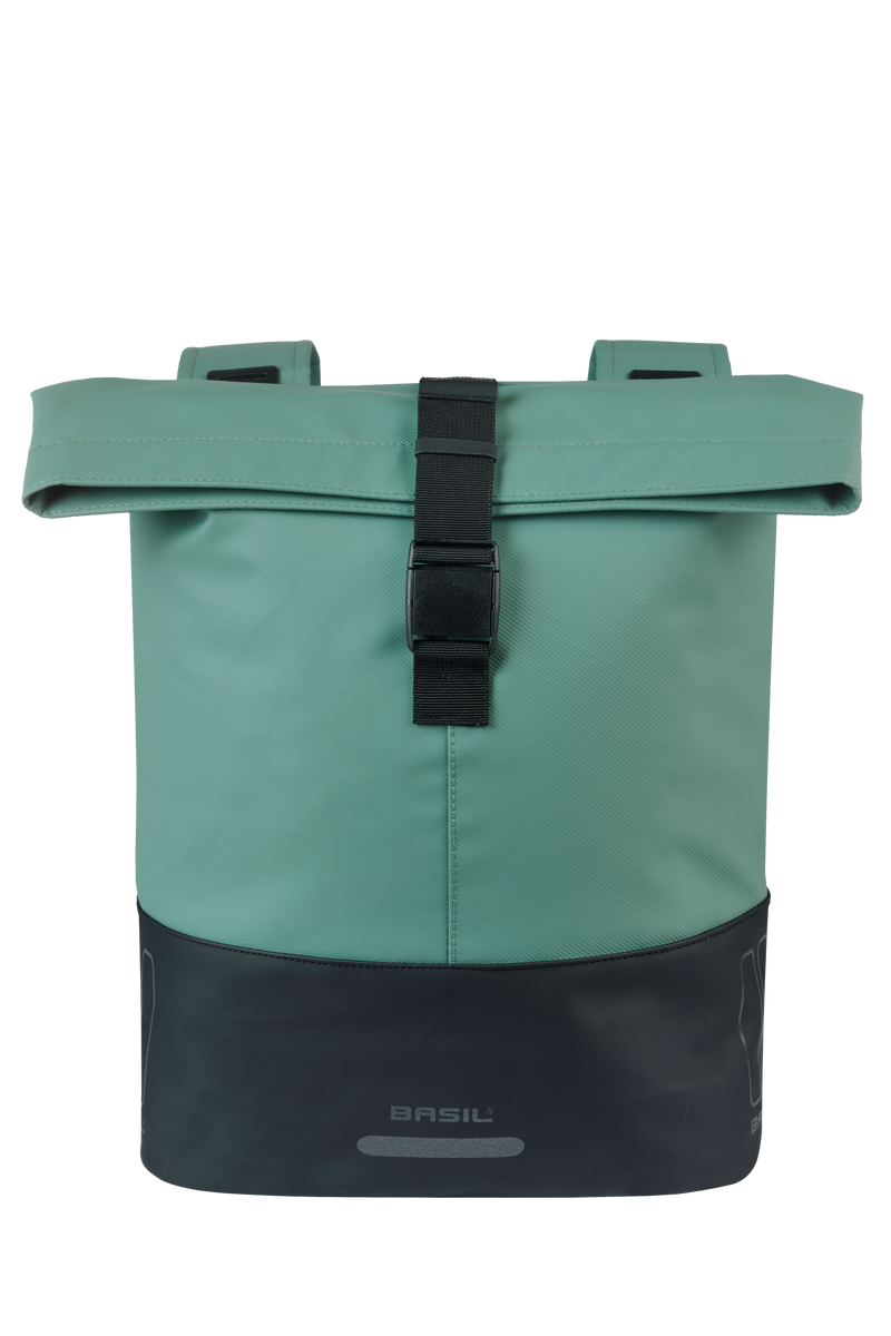 Afbeelding laden in galerijviewer, Basil b.v. tas basil cove dubbel groen zwart | 32l
