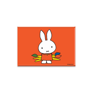 Nijntje magneet artiest oranje 8x5,5cm