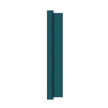 Duni tafellaken op rol ocean teal cel 118x500cm