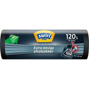 Vuilniszak swirl 120 l tie back