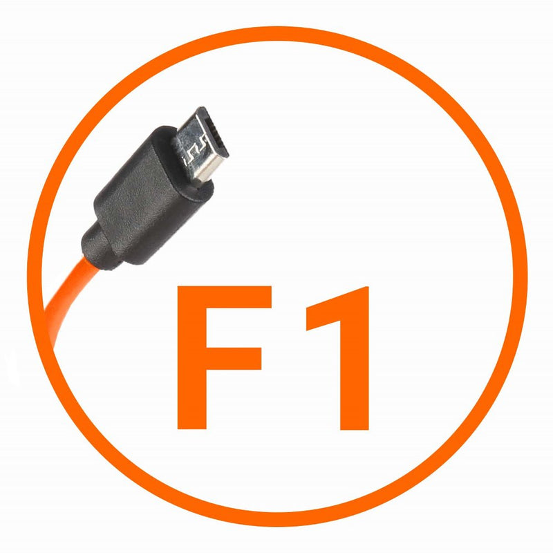 Load image into Gallery viewer, Miops camera verbindingskabel fujifilm f1 oranje
