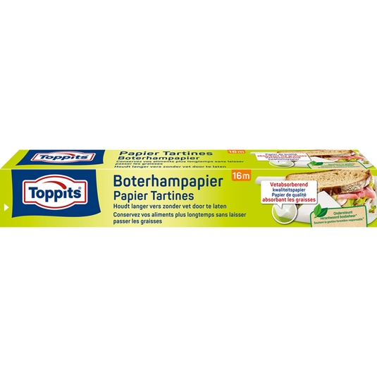 Toppits 1067526 - boterhampapier 16m | 20 stuks