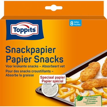 Toppits 1067534 - snackpapier 8 vellen | 10 stuks