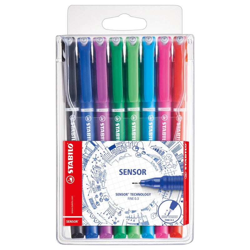 Load image into Gallery viewer, Stabilo sensor fineliner etui 8 kleuren
