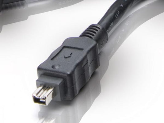 Conceptronic cc44fw18 firewire 400 cable, 4-p 1.8m, black, m m, 400 mbit s, ieee 1394 1394a