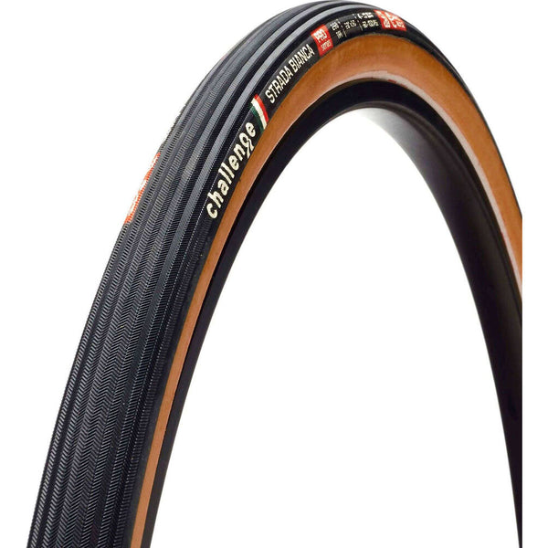 Challenge - strada bianca pro ot tlr 700x33c zwart bruin