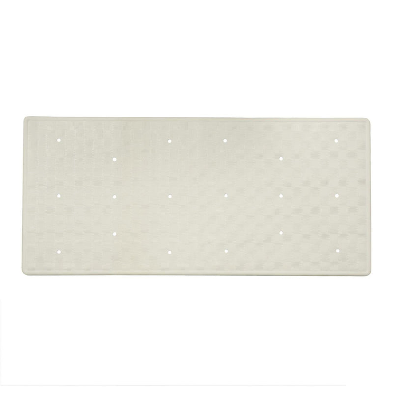 Load image into Gallery viewer, Dutch house badmat rubber 35x75cm wit
