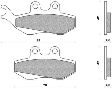 Newfren Remblokset FD0281 Generic Trigger Toxic Voor