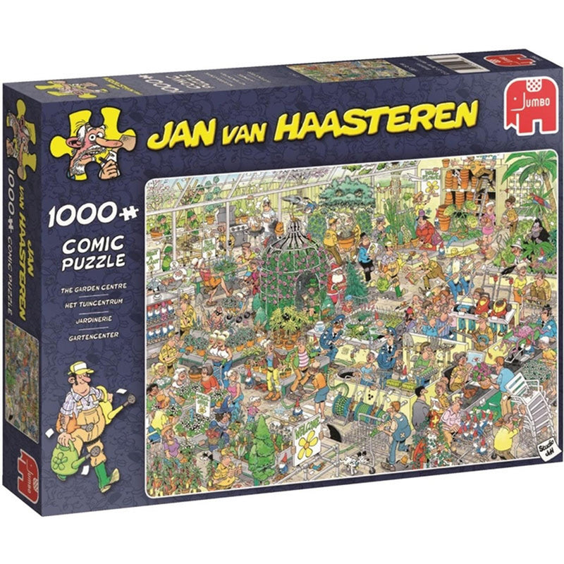 Load image into Gallery viewer, Jumbo jan van haasteren puzzel het tuincentrum 1000 stukjes
