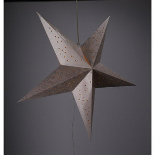 Load image into Gallery viewer, Kaemingk led ster papier steady binnen wit warm wit 60 cm
