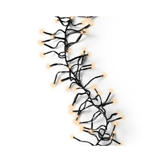 Load image into Gallery viewer, Kaemingk led cluster lights zwart klassiek warm l.130cm | 6 stuks
