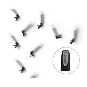 Led candle lights steady bo warm wit h.10cm d1.5cm | 2 stuks