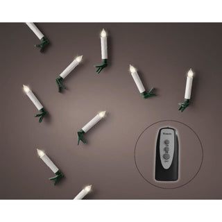 Led candle lights steady bo warm wit h.10cm d1.5cm | 2 stuks