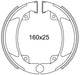 Newfren Remsegmentset GF1136 Florett-80 (160*25mm)