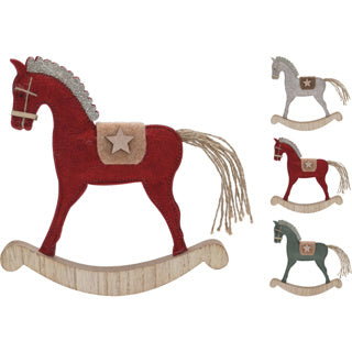 Paard vilt op houten standaard