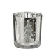 Edelman theelicht houder kerstboom zilver - h8xd7cm