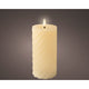 Kaemingk led kaars wax steady binnen creme h.17.3cm d.7.5cm