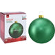 No brand kerstbal opblaasbaar dia 65cm groen | 2 stuks
