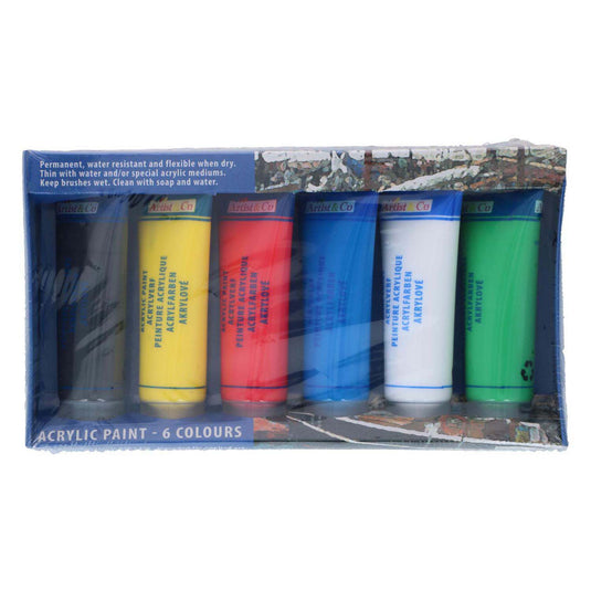 Acrylverf in tube, 6st.