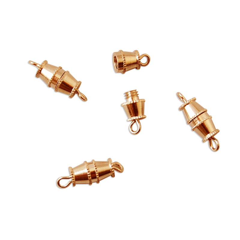 Load image into Gallery viewer, Vaessen creative • tonsluiting 10mm 4pcs gold
