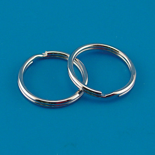 Vaessen creative • steel split ring 25mm 10pcs silver