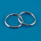 Vaessen creative • steel split ring 25mm 10pcs silver