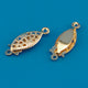 Vaessen creative • siersluiting 15mm 2pcs gold